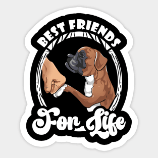 Dog Best friends For Life Sticker